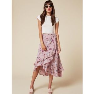 LAST DAY! Reformation Saddie Skirt in Eden!!!🌸